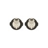 GLOSSY BLACK MINI LOLLIPOP EARRING