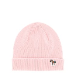 BEANIE HAT WITH ZEBRA PATCH