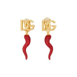 CREOLE EARRING WITH CROISSANT