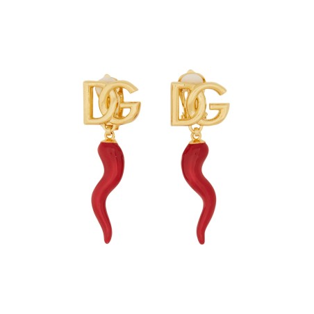 CREOLE EARRING WITH CROISSANT