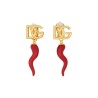 CREOLE EARRING WITH CROISSANT