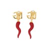 CREOLE EARRING WITH CROISSANT
