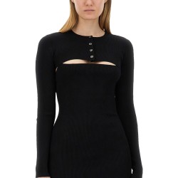 KNITTED MINI DRESS