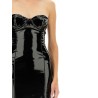 VINYL MINI DRESS