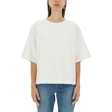 T-SHIRT WITH LETTERING LOGO