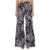 PAISLEY PRINT FLARE JEANS