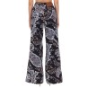 PAISLEY PRINT FLARE JEANS