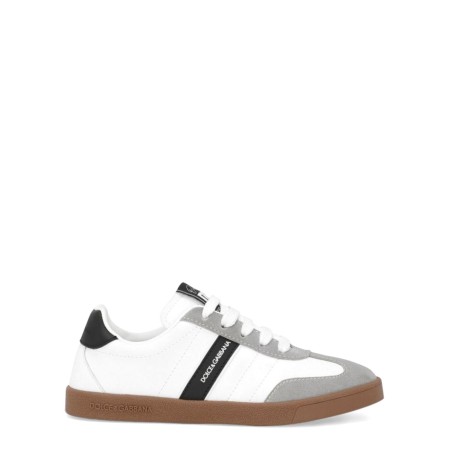 low lace-up sneaker vit.n white/black/grey