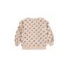 baby cherry all over ruffle sweatshirt