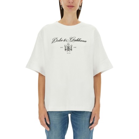 T-SHIRT WITH LETTERING LOGO