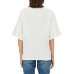 T-SHIRT WITH LETTERING LOGO