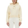 "THE SWEATSHIRT" WITH GROSGRAIN HOOD