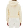 "THE SWEATSHIRT" WITH GROSGRAIN HOOD