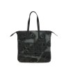 PRINTED COTTON DENIM TOTE BAG