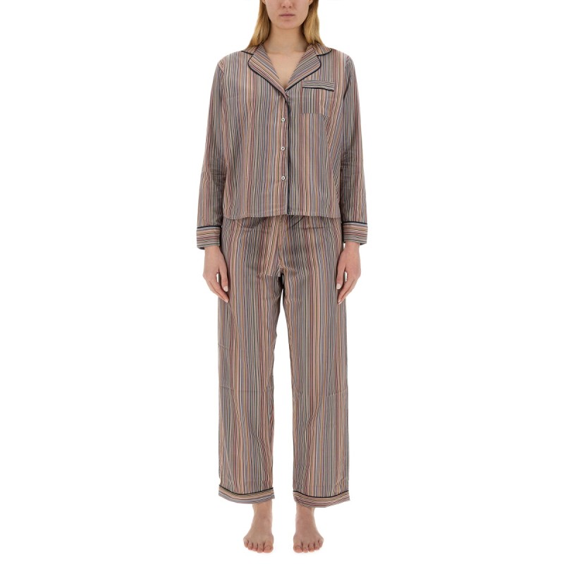 STRIPED PATTERN PAJAMA SET