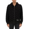 SWEATSHIRT WITH ALLOVER LOGO