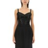 SATIN AND LACE CORSETRY TOP