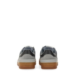 MESH, SUEDE AND NAPPA LEATHER SNEAKER