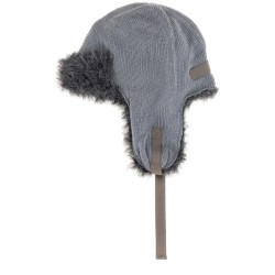 WOOL KNIT AVIATOR HAT