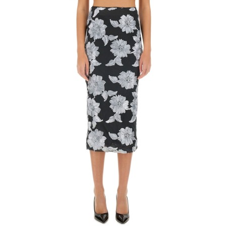 FLORAL PENCIL SKIRT
