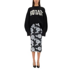 FLORAL PENCIL SKIRT