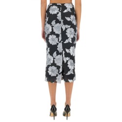 FLORAL PENCIL SKIRT