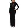 LONG DRESS WITH LACE INSERT