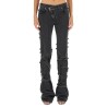 JEANS WITH KNOTTED DETAIL