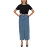 LONG DENIM SKIRT