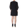 DRESS WITH PLEATED SLEEVES