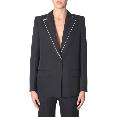 WOOL BLAZER WITH STRASS