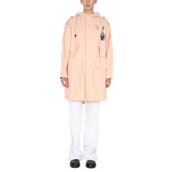 PARKA WITH LOGO PATCH