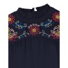 FLOWER EMBROIDERY DRESS