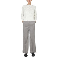 MICRO HOUNDSTOOTH PANTS