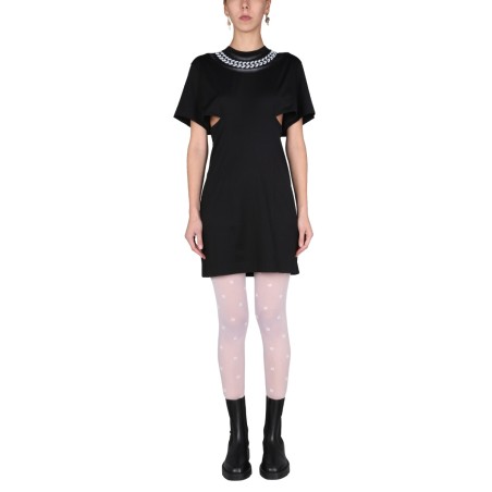 DRESS WITH 3D "CHAIN" PRINT