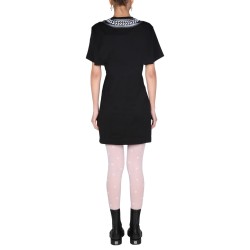 DRESS WITH 3D "CHAIN" PRINT