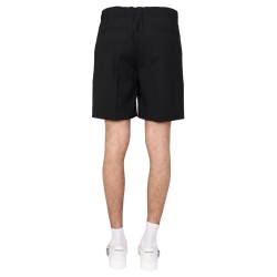 LOGO BAR BERMUDA SHORTS