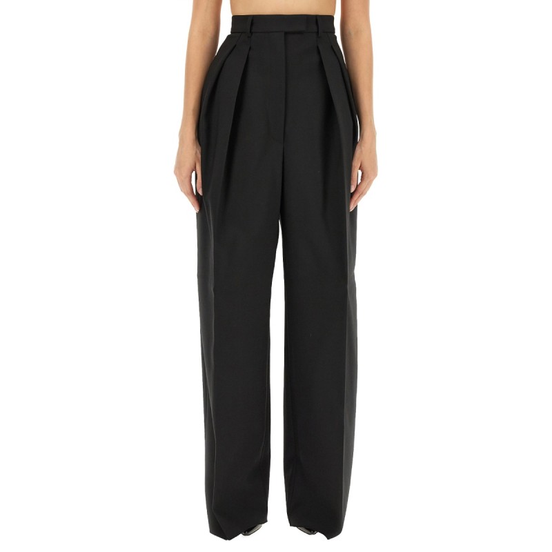 WOOL BLEND WIDE PANTS