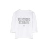 ml logo sentence t-shirt