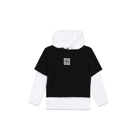 4g hoodie with contrasting hood and sleeves