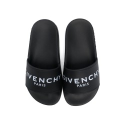 rubber logo slippers