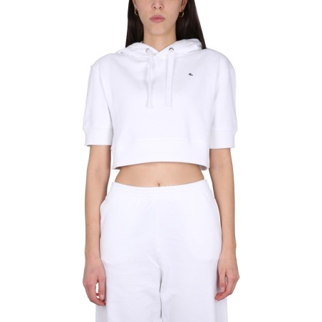 SWEATSHIRT WITH LOGO EMBROIDERY