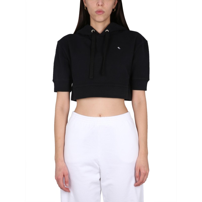 SWEATSHIRT WITH LOGO EMBROIDERY