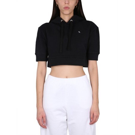 SWEATSHIRT WITH LOGO EMBROIDERY