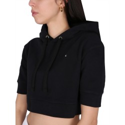 SWEATSHIRT WITH LOGO EMBROIDERY