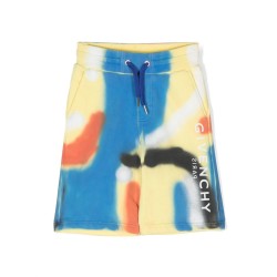 multicolor bermuda shorts side logo