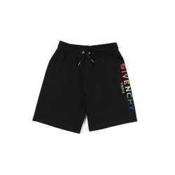 multicolor side logo bermuda shorts