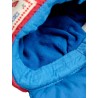 baby color block padded chapka