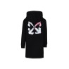 arrow acrylic hoodie dress