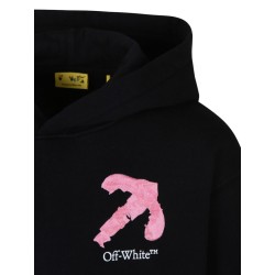 arrow acrylic hoodie dress